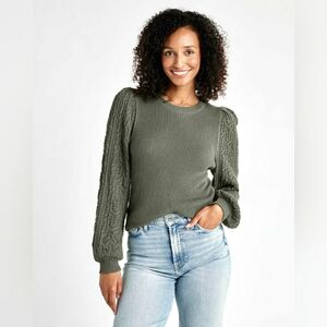 Splendid Phoebe Womens Wool Blend Sweater Size L